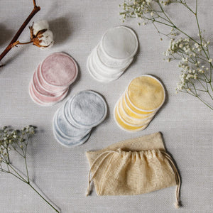 16 or 20 pieces of reusable make-up napkins